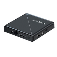 Boîtier TV Android 15 TX60 Pro Allwinner H313 Quad Core avec décodage vidéo 8K, décodeur intelligent 16 Go 256 Go, Wi-Fi 5G, BT5.2, OEM ODM