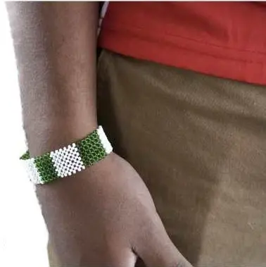 Zooying africano personalizzabile Ghana giamaica Nigeria marocco bandiera Boho Style Beaded Stretch braccialetto elastico con perline colorate