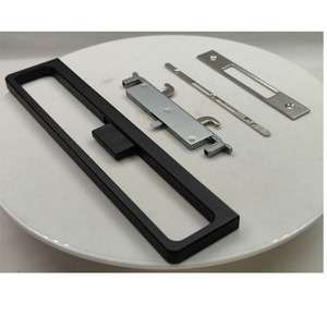 Serrure de porte coulissante en aluminium, design élégant et simple, nouvelle conception 2021, serrure étroite pour l'Inde, la Thaïlande et l'Indonésie - Product Image 1
