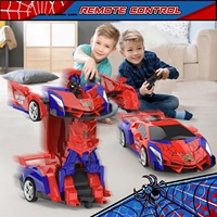 KK Nouveau Robot Araignée Transformable 1:18 à Télécommande 5 Canaux, Déformation à un Bouton, Voiture de Drift et de Cascade 360° Intérieur-Extérieur