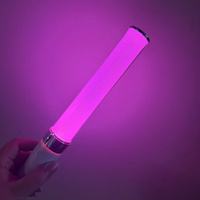 Barra de Luz LED RICHSHINING, Forma Redonda, 15 Colores Cambiantes, Funciona con Batería, para Eventos al Aire Libre, Animación de Personas Mayores