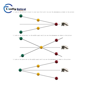 Pelota de Convergencia para Entrenamiento Visual en Estrabismo, Ambliopía, Miopía, Dipleopía, Fusión y Convergencia, Pelota Tricolor para Niños - Product Image 5