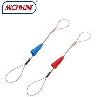 MICROLINK Tige de tirage en fibre de verre traceable pour câbles, conduit et réseau PON, en PRV