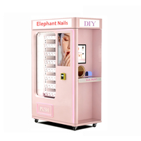 Máquina Expendedora de Arte de Uñas 3D Todo en Uno, Kiosco de Belleza Comercial de Autoservicio con Pantalla Táctil Integrada para Impresión de Uñas, Control Remoto por IA