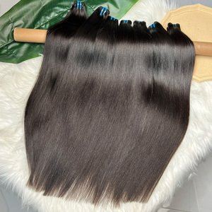 Extensiones de Cabello Humano Virgen Natural con Cutícula Alineada, Cabello Vietnamita de Doble Trama, Grado 12A, Cabello Liso Extremo - Product Image 3