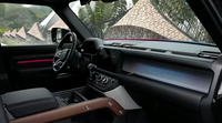 Kit d'éclairage d'ambiance LED en fibre de carbone véritable pour l'intérieur de la Land Rover Defender, amélioration de l'éclairage pour Land Rover Defender 2020-2025