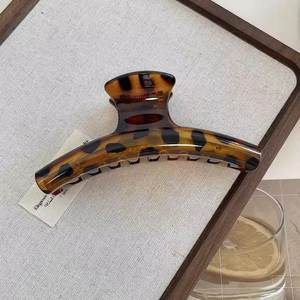 Vintage Leopard Print Acrylic Oversized Claw <b>Clip</b> for Women Wedding Christmas Halloween Back Head Luxe Stylish Hold - Product Image 6