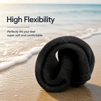 Chaussettes d'eau en néoprène avec sangle de cheville réglable, protection antidérapante pour les pieds, pour la plongée en apnée, le surf, la plongée, les activités aquatiques