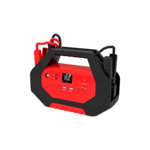 12V 42000mAh Portable Car Jump Starter With Air Compressor 24V Lithium Battery USB Port 1000 Cycles For Vehicles