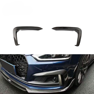 Alette Frontali in Fibra di Carbonio per Paraurti Anteriore S5, Canard per Audi S5 B9 <span class=keywords><strong>A5</strong></span> Sline 2017 2018 <span class=keywords><strong>2019</strong></span> - Product Image 1
