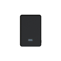 Daya Tahan 2000 Kali Pengisian, Power Bank LED Portabel USB-A USB-C PD20W 5000mAh, Power Bank Semi-Solid State untuk Perangkat Seluler
