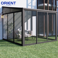 Pergola bioclimatique automatique moderne en aluminium pour patio, jardin et serres