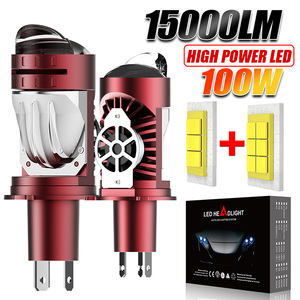 Venta al por mayor de alta potencia Mini Led proyector lente 12V coche luces H4 nuevo coche Universal Led proyector faros - Product Image 6