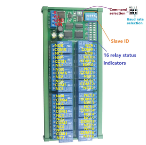 R4D3B16โมดูลรีเลย์โมดูล RTU แบบ RS485กล่องขยาย10A 16CH DC 12V B423 - Product Image 3
