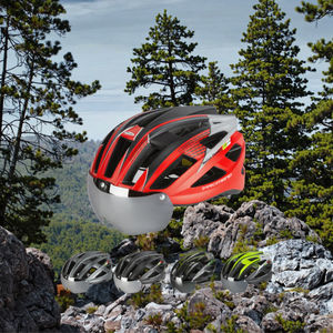 <span class=keywords><strong>Casco</strong></span> de <span class=keywords><strong>bicicleta</strong></span> personalizado con lente magnética <span class=keywords><strong>Casco</strong></span> de <span class=keywords><strong>bicicleta</strong></span> inteligente de seguridad en molde para montar - Product Image 6