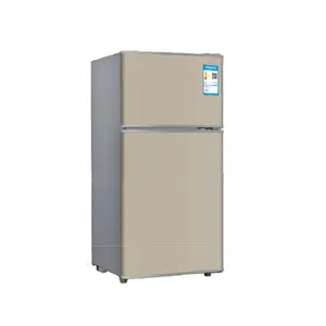 Refrigerador de hotel de 39L al por mayor, Mostrador de doble puerta, refrigerador para el hogar, congelador superior, refrigerador compacto