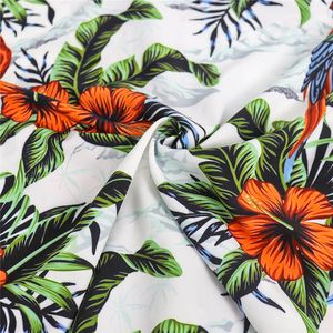 Sublimazione personalizzata stampa digitale da uomo stile Aloha manica con stampa floreale camicie hawaiane camicie da spiaggia floreali Casual camicia Hawaii - Product Image 4