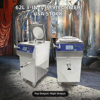 Machine de pasteurisation du lait en promotion, équipement automatique de pasteurisation et de mélange pour crème glacée avec fonction de refroidissement