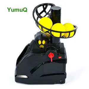 YumuQ höhen-/winkelverstellbare automatische selbsttrainings-Baseball-Wirfmaschine aus Kunststoff für Indoor- und Outdoor-Praxis