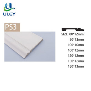 Hiện đại trong nhà PS trắng bọt Ốp chân tường mouldings pre-cắt <span class=keywords><strong>Polystyrene</strong></span> ván chân tường đúc OEM nhà máy cho khách sạn - Product Image 3