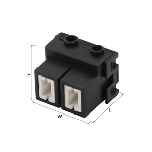 Connettore Elettrico a 2 Vie per Auto, <span class=keywords><strong>Presa</strong></span> ad Alta <span class=keywords><strong>Corrente</strong></span> H7-2B con Contatti in Ottone, Connettore di Alimentazione <span class=keywords><strong>12V</strong></span> per Cablaggio Auto - Product Image 5