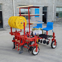 Transplanteur de légumes multifonctionnel autopropulsé à 2 rangs pour poivrons, haute efficacité, économie de main-d'œuvre