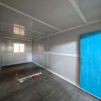 Maison préfabriquée mobile pliable de type conteneur, 2 chambres, 1 salle de bain entièrement équipée, cuisine intégrée