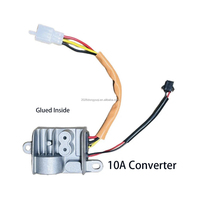 Convertisseur de tension CC abaisseur 48V 60V 72V 84V vers 12V 10A pour vélo électrique, moto, scooter, tricycle