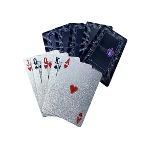 Tùy chỉnh offest in ấn vàng PVC Poker Bạc Texas cầu sang trọng Tarot thẻ nhựa chơi poker tùy biến với giá rẻ - Product Image 1