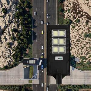 500W LED Solar Street Light with <b>Battery</b> <b>Backup</b> ABS Plastic Lamp Body IP67 Rating for Road Application - Product Image 3