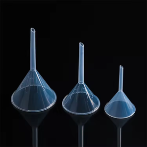 กรวยขนาดเล็ก กรวยจิ๋วสำหรับใช้ในครัวเรือน, กรวยพลาสติกใสคอแคบ อุปกรณ์เติมของเหลวสำหรับห้องปฏิบัติการ - Product Image 2