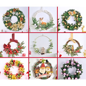 Guirlande <span class=keywords><strong>de</strong></span> Noël géante pour porte extérieure Décorations Guirlande <span class=keywords><strong>de</strong></span> Noël pour porte d'entrée - Product Image 3