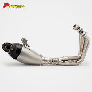 Yamaha Mt09 2019 Sistema de escape completo 2013-2025 SS Sport Street Motocicleta 890cc Sonido profundo personalizable 2015 Mt09 Carbonio Mt09 - Product Image 1