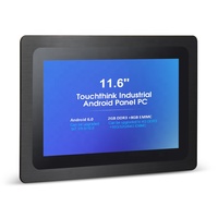 Tablette PC industrielle Android étanche IP65 de 11,6 pouces, ordinateur de bureau, écran tactile industriel étanche DC9V-24V