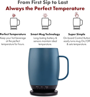 Chauffe-tasse LED intelligent avec contrôle de température et minuterie, idéal pour les voyages – Offre spéciale