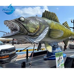 Scultura di stella marina, conchiglia, corallo, conchiglia marina, pesce in fibra di vetro e resina, decorazione per acquario, statua ecologica da esterno a simulazione di spiaggia - Product Image 4