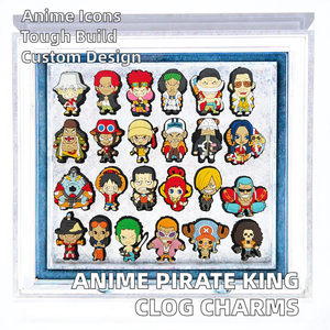 MA <span class=keywords><strong>Pirate</strong></span> King Accessoires de chaussures en PVC d'inspiration anime Breloque sabot en caoutchouc souple personnalisé pour la personnalisation des sabots - Product Image 2