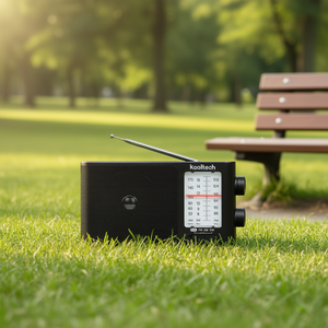 Radio Portátil de Plástico Kooltech de 4 Bandas AM/FM SW con Altavoz y Antena Integrados, Funciona con Batería, Dimensiones 22x12x5.5cm - Product Image 2