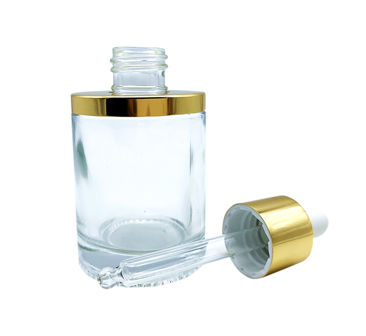 Cylinder 30ml Aromatherapy Perfume Eye Dropper Bottles With Cap