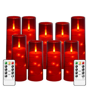 Kakoya <span class=keywords><strong>Bougies</strong></span> électroniques <span class=keywords><strong>LED</strong></span> sans flamme scintillantes <span class=keywords><strong>haut</strong></span> <span class=keywords><strong>de</strong></span> <span class=keywords><strong>gamme</strong></span> Belles <span class=keywords><strong>bougies</strong></span> <span class=keywords><strong>de</strong></span> fête <span class=keywords><strong>de</strong></span> vacances Halloween Autre Festive Conçu - Product Image 1