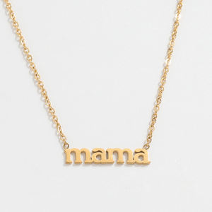 จูลิม จิวเวลรี่ สร้อยคอจี้รูปแม่ ชุบทอง 18K สร้อยสแตนเลส ขายส่ง ของขวัญ - Product Image 1