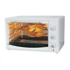 Golux alta eficiência 45 litro counter top elétrica forno de frango com luz interior