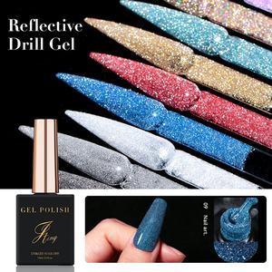 JTING - Esmalte de Gel Brillante con Diamantes de 12 Colores, Diseño de Tendencia, Marca Privada, Esmalte Reflectante con Destellos Disco - Product Image 5