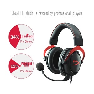 หูฟัง Hyper Cloud 2 สำหรับพีซี กันน้ำ พร้อมไมโครโฟนตัดเสียงรบกวนแบบมีสาย สำหรับเล่นเกมและดีเจ - Product Image 2