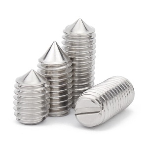 Set di viti DIN 553 in acciaio inox 304 con punta a filo, con apertura per <span class=keywords><strong>vite</strong></span> e viti per macchine slot GB71 <span class=keywords><strong>senza</strong></span> testa dritta - Product Image 3