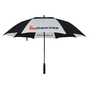 Grand <span class=keywords><strong>parapluie</strong></span> de golf coupe-vent personnalisé de 60 pouces <span class=keywords><strong>Meilleur</strong></span> <span class=keywords><strong>parapluie</strong></span> de golf à double auvent robuste imprimé de <span class=keywords><strong>tempête</strong></span> <span class=keywords><strong>Parapluie</strong></span> extra fort de marque fabriqué en pongé - Product Image 2