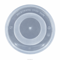 Bol à soupe transparent en PP de 700 ml, qualité alimentaire, recyclable, avec couvercle, pour restaurant, à emporter, jetable, compatible micro-ondes, anti-fuite, sans BPA, pour salade