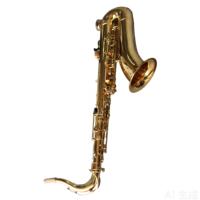 Eastern Music Gold Lacquer Brass Body Bb Tenor Saxophone Ala 82 Professional Wind Instrument for Performance