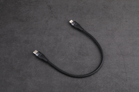 Câble de charge rapide 1m 3A Type-C vers Micro USB, blindé en nylon tressé, avec conducteurs en cuivre étamé, pour appareil photo et batterie externe