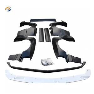 Pour 1982-1993 <span class=keywords><strong>Mercedes</strong></span> <span class=keywords><strong>classe</strong></span> c 190E W201 EVOII kit carrosserie avec large diffuseur latéral pare-chocs avant pare-chocs arrière becquet de coffre - Product Image 1